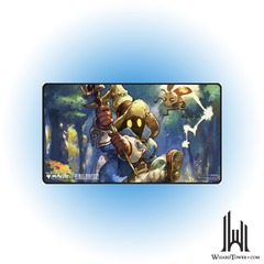 Playmat - Black Stitched - Final Fantasy - Vivi Ornitier